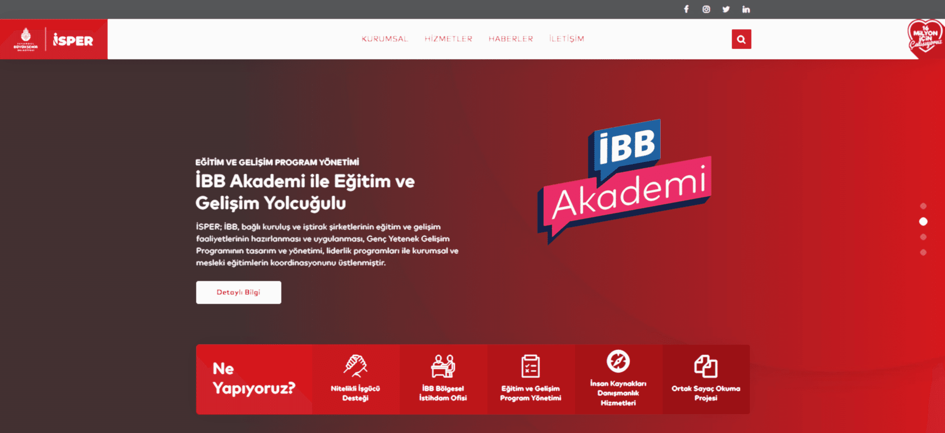 İsper Kurumsal Web Sitesi