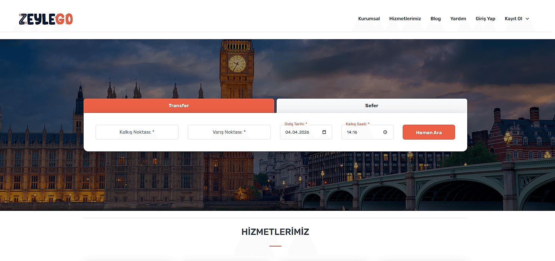 Zeyle Go Transfer Hizmeti Yazılımı